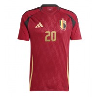 Belgien Lois Openda #20 Fußballbekleidung Heimtrikot EM 2024 Kurzarm